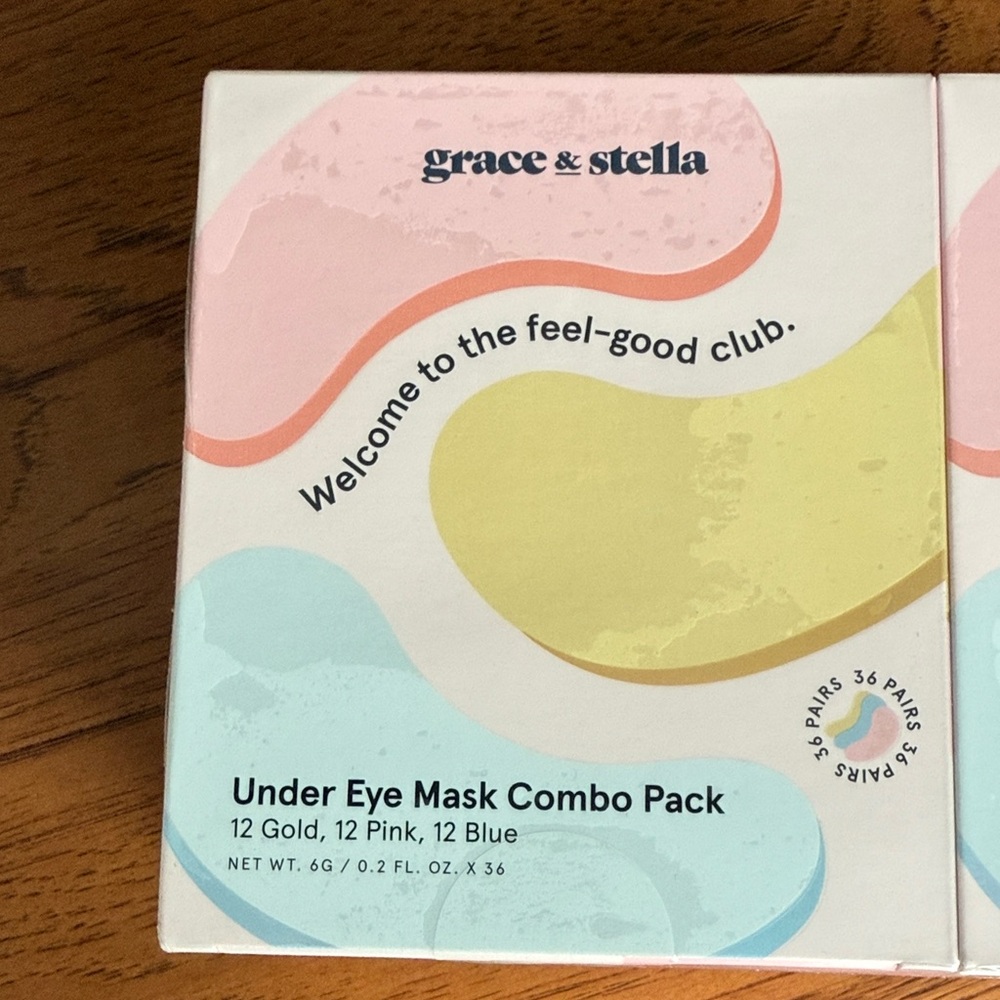 NEW! 36 Masks! Grace & Stella Under Eye Mask Combo Pack - 36 Masks!